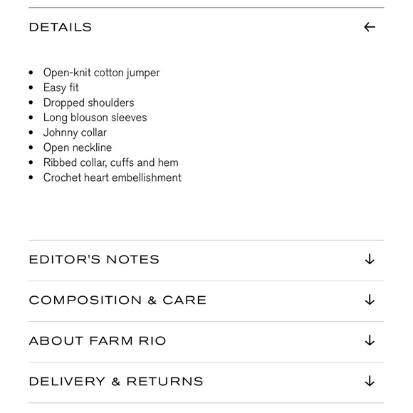 FARM Rio Heart sweater! ❤️❤️❤️ - Picture 5 of 5